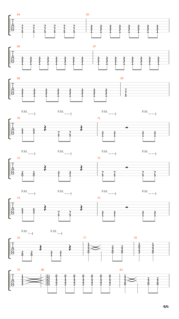 Deep Sleep吉他谱