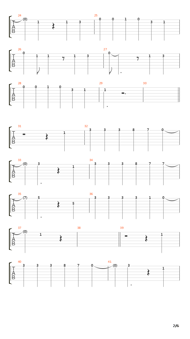 Daun Dan Ranting Menuju Surga吉他谱