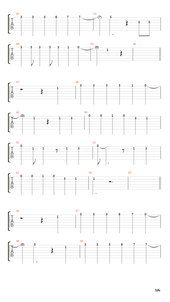 Daun Dan Ranting Menuju Surga吉他谱