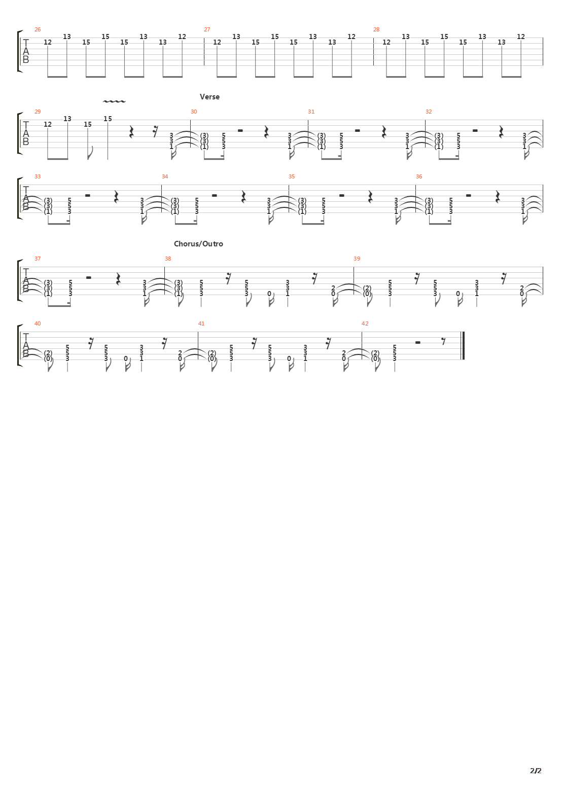 Level吉他谱