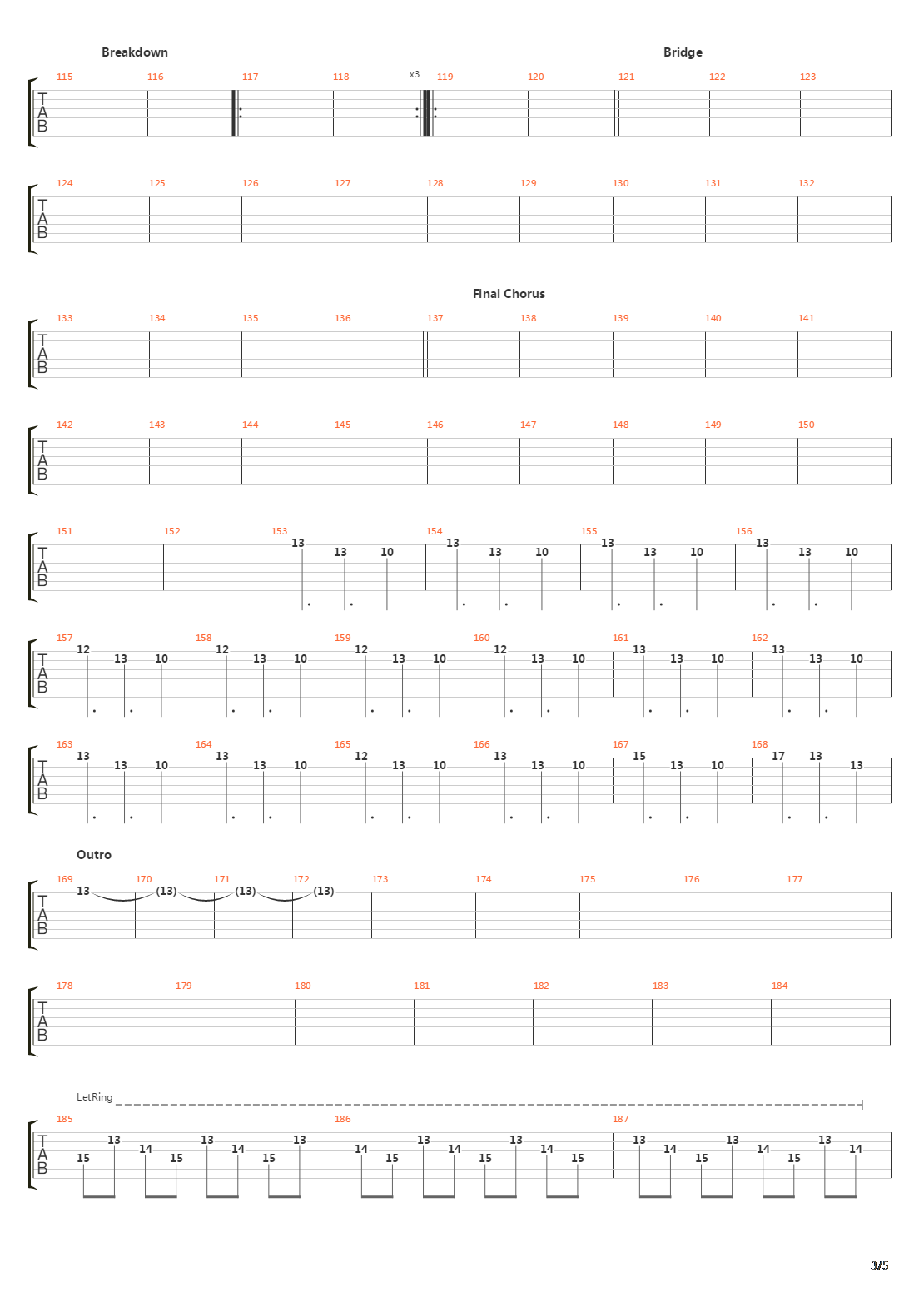 Planning A Prison Break吉他谱