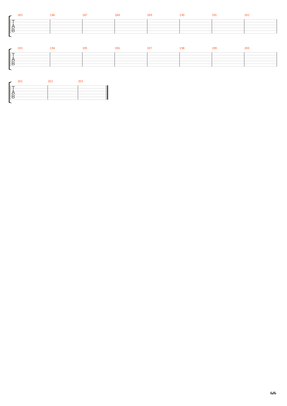 Laid To Rest吉他谱