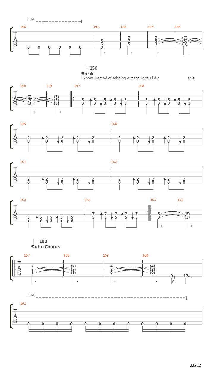 Laid To Rest吉他谱