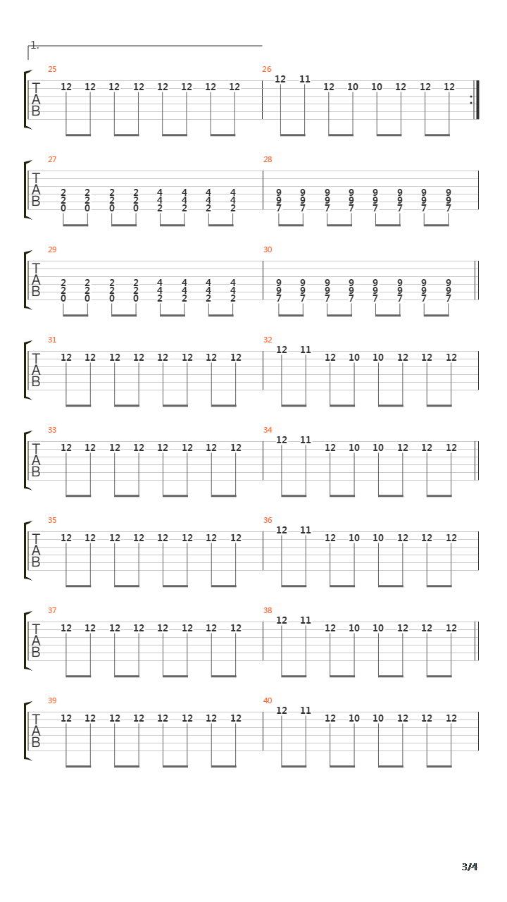 Hit Me吉他谱