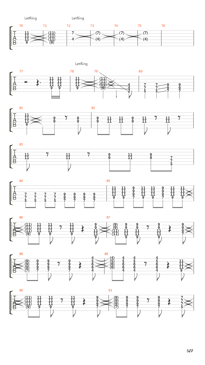 Song With A Mission吉他谱