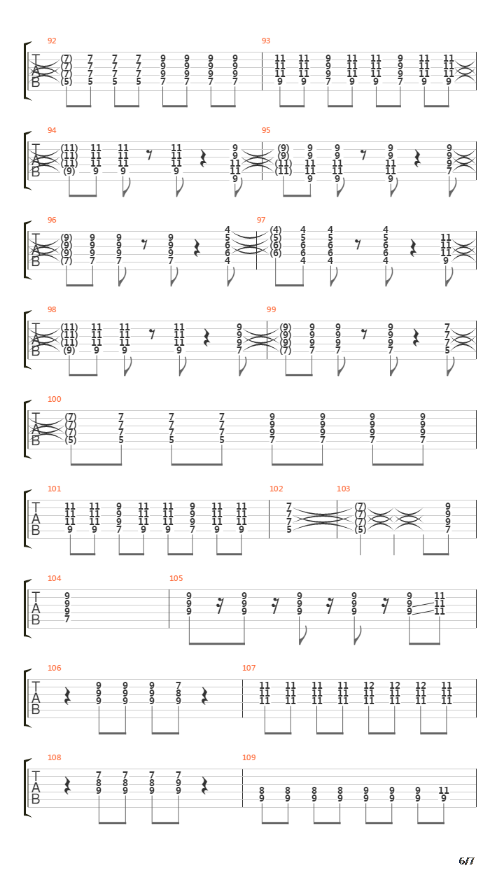 Song With A Mission吉他谱