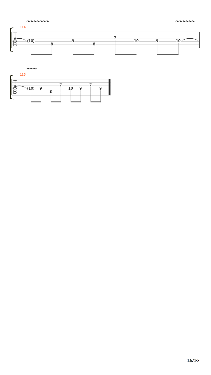 Hellwakening吉他谱