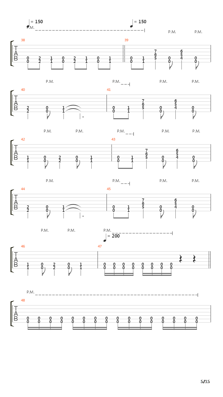 Horror Choir Of The Crows吉他谱