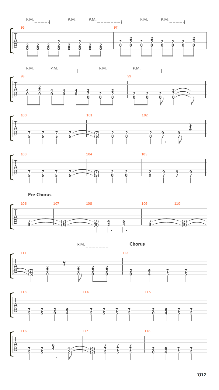 Mt Diablo吉他谱