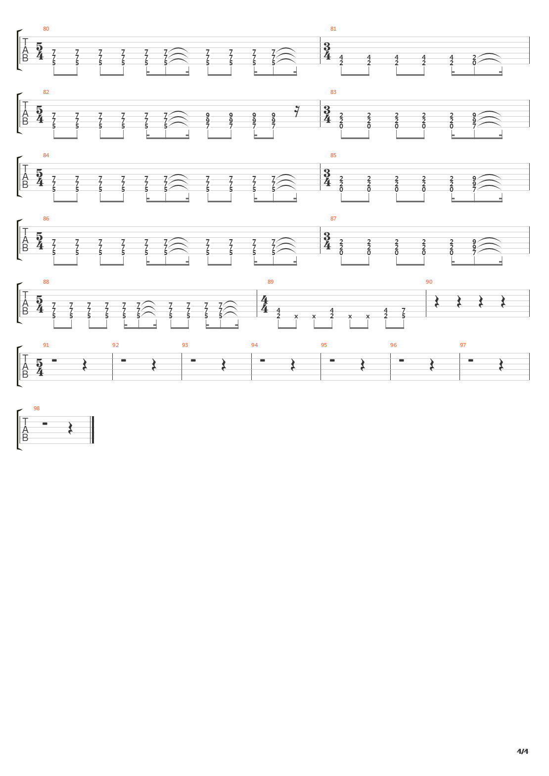 Roam吉他谱