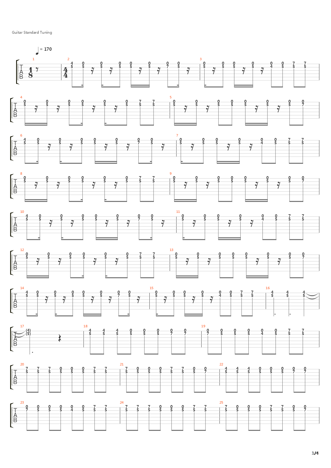 States And Mindsroam吉他谱