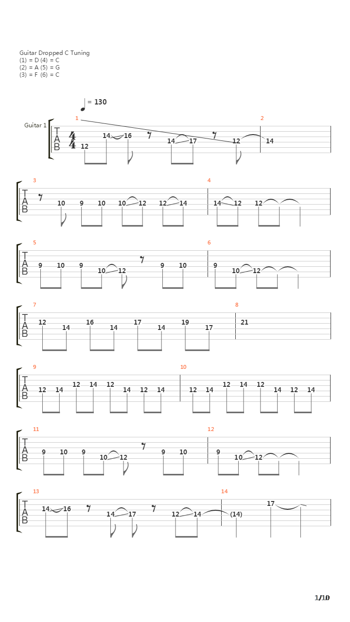 Love Notes In The Infrared吉他谱