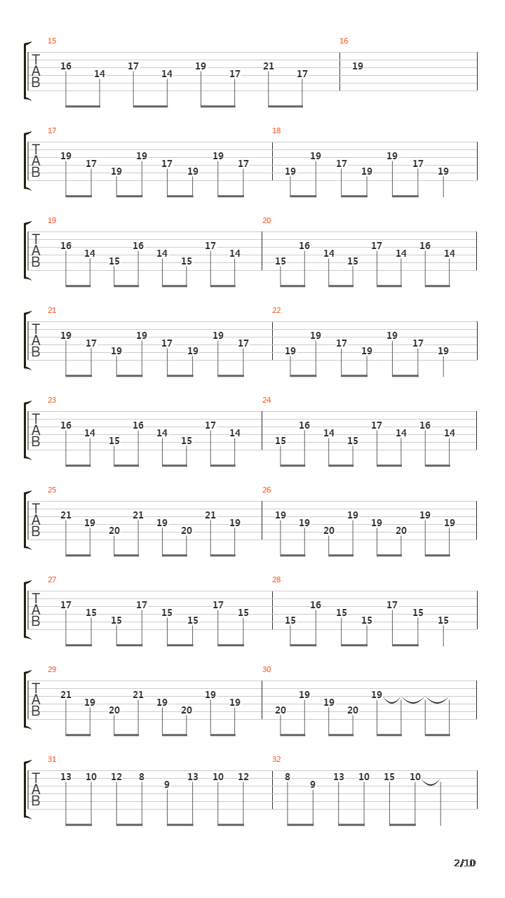 Love Notes In The Infrared吉他谱