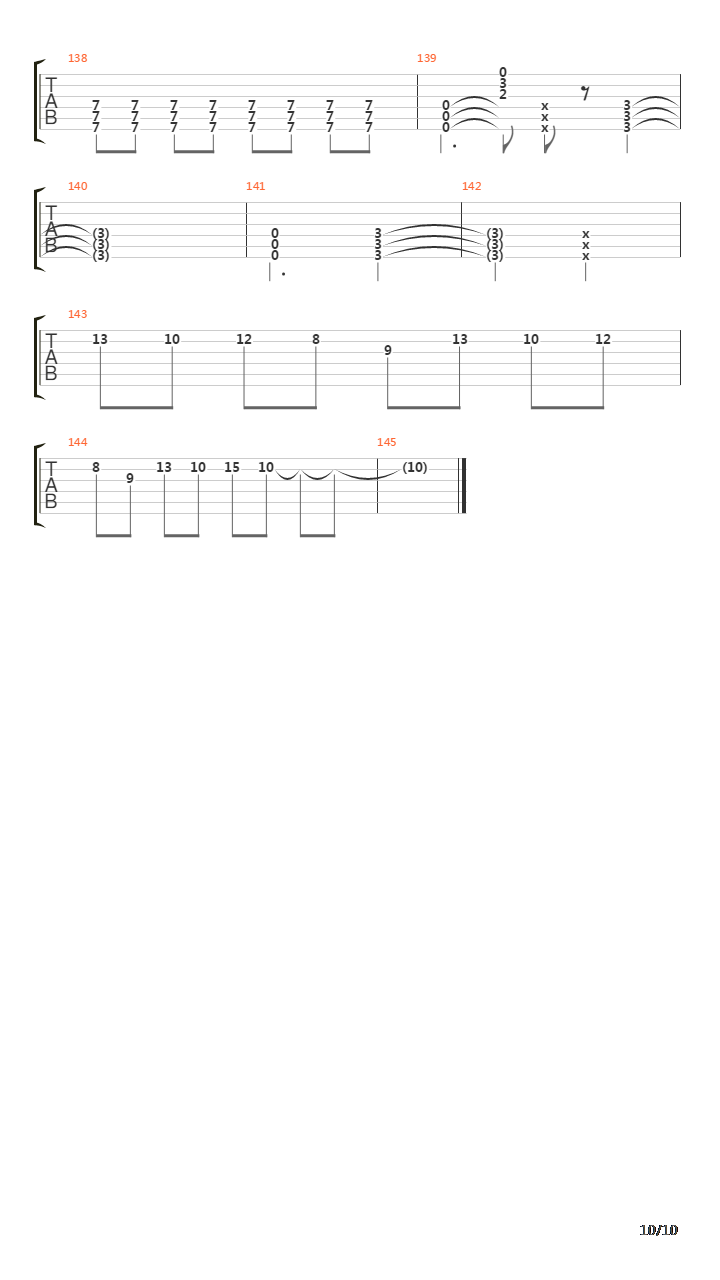 Love Notes In The Infrared吉他谱