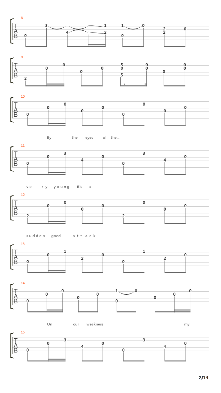 Leading Me Now吉他谱