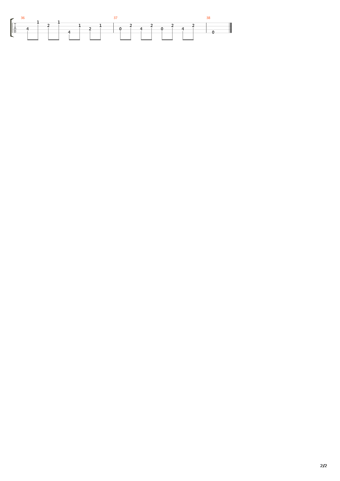 More吉他谱