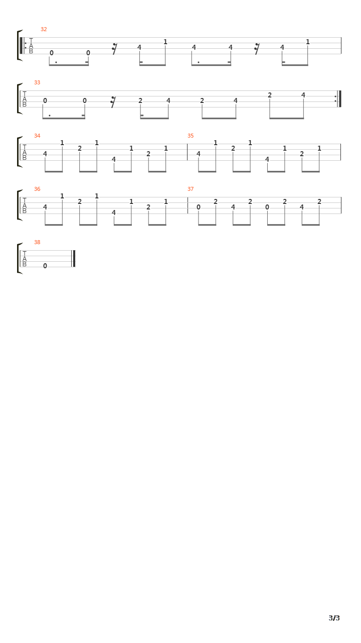 More吉他谱