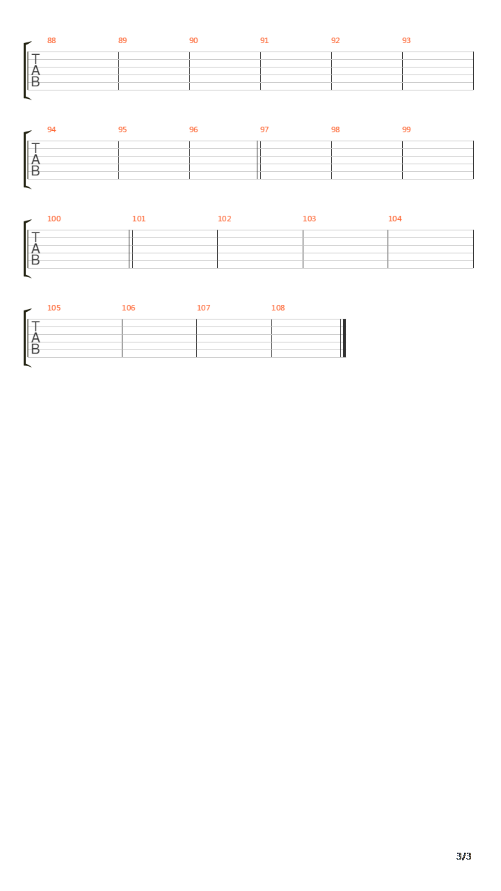 Fader吉他谱