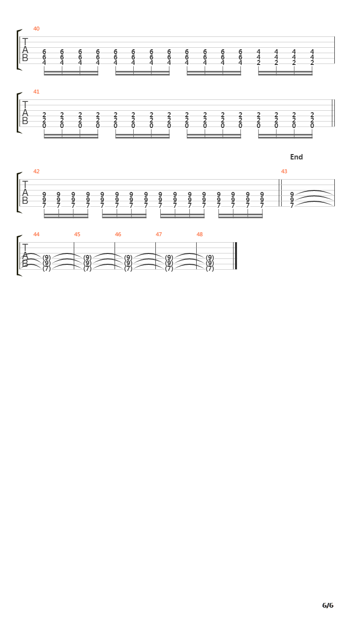 Pillar Of Salt吉他谱