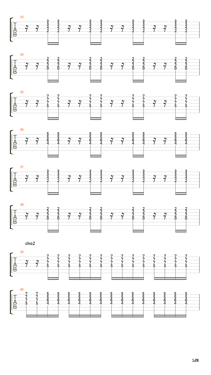 Wanita吉他谱