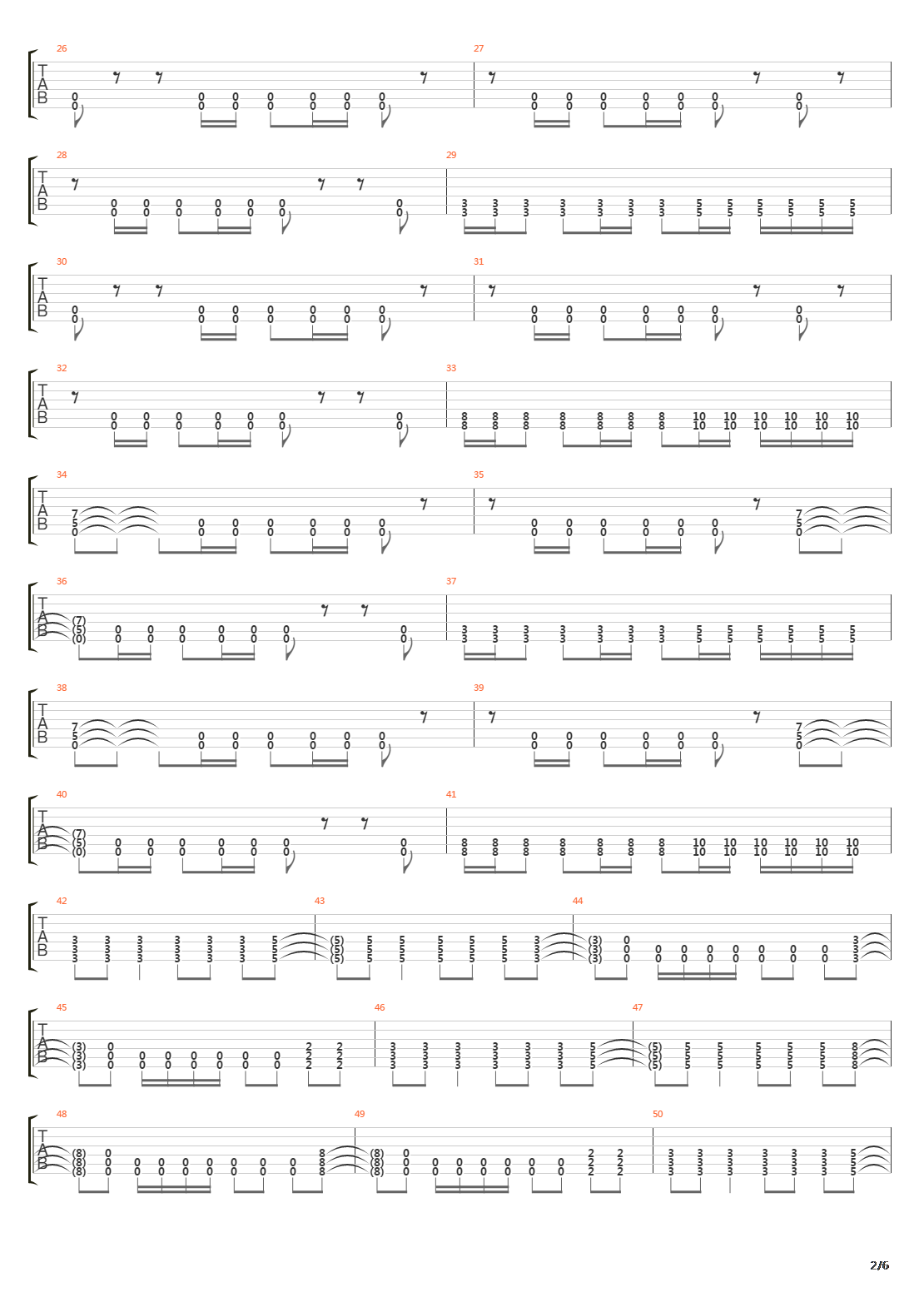 Singularity吉他谱