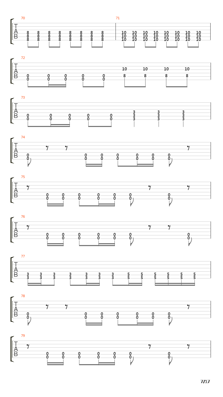 Singularity吉他谱
