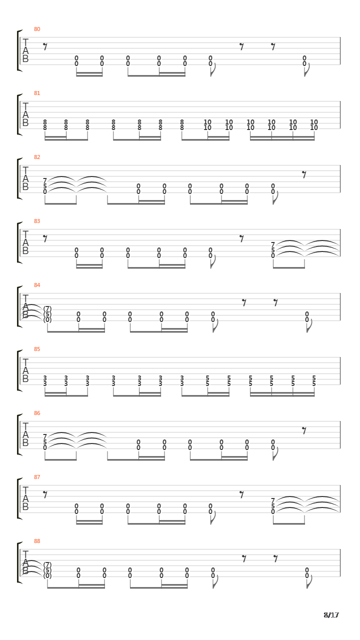Singularity吉他谱