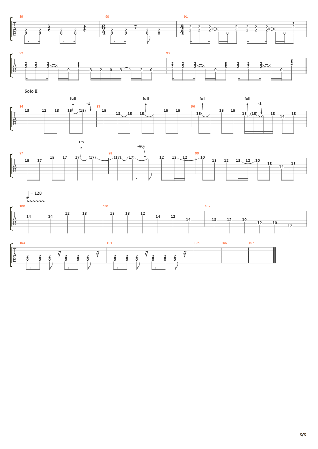 Savatage吉他谱
