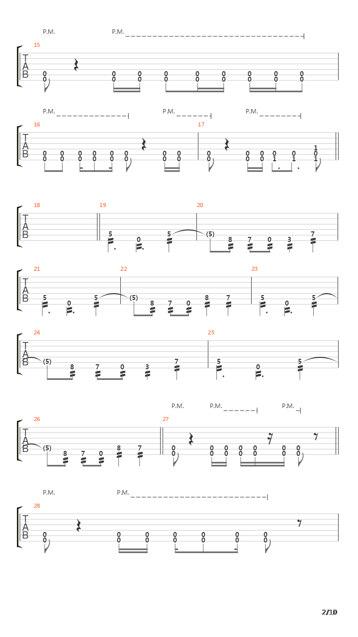 2012吉他谱