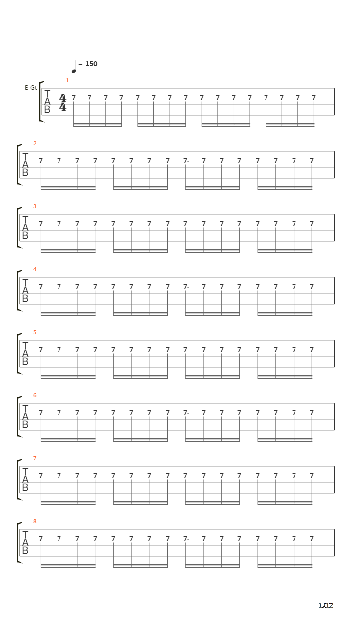 2012吉他谱