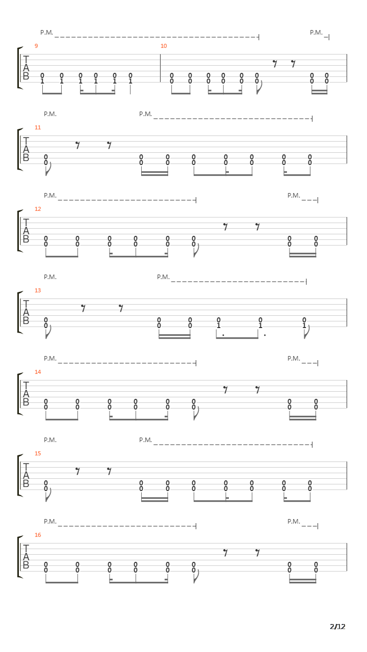 2012吉他谱