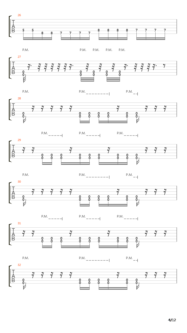 2012吉他谱