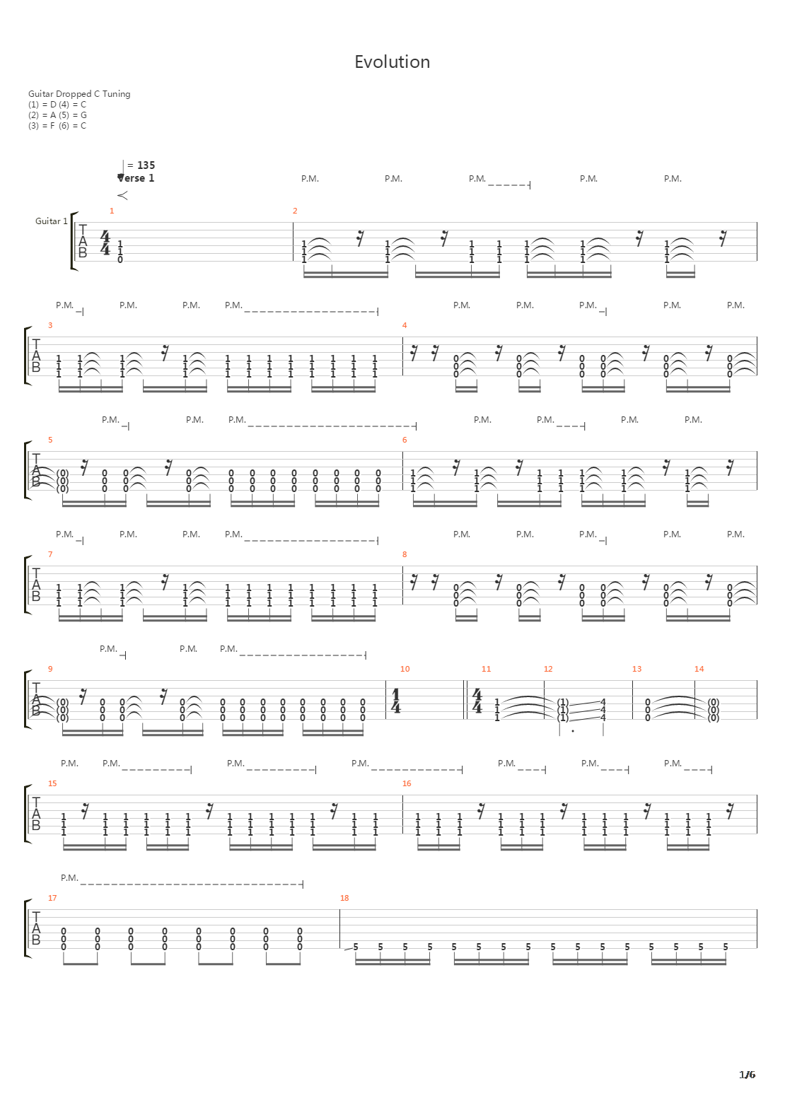 Evolution吉他谱