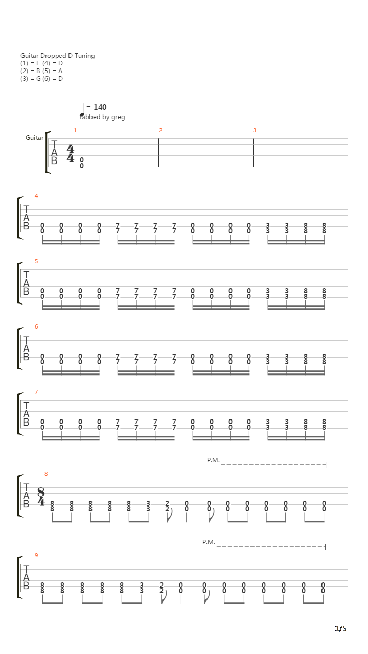 Hangmans Noose吉他谱
