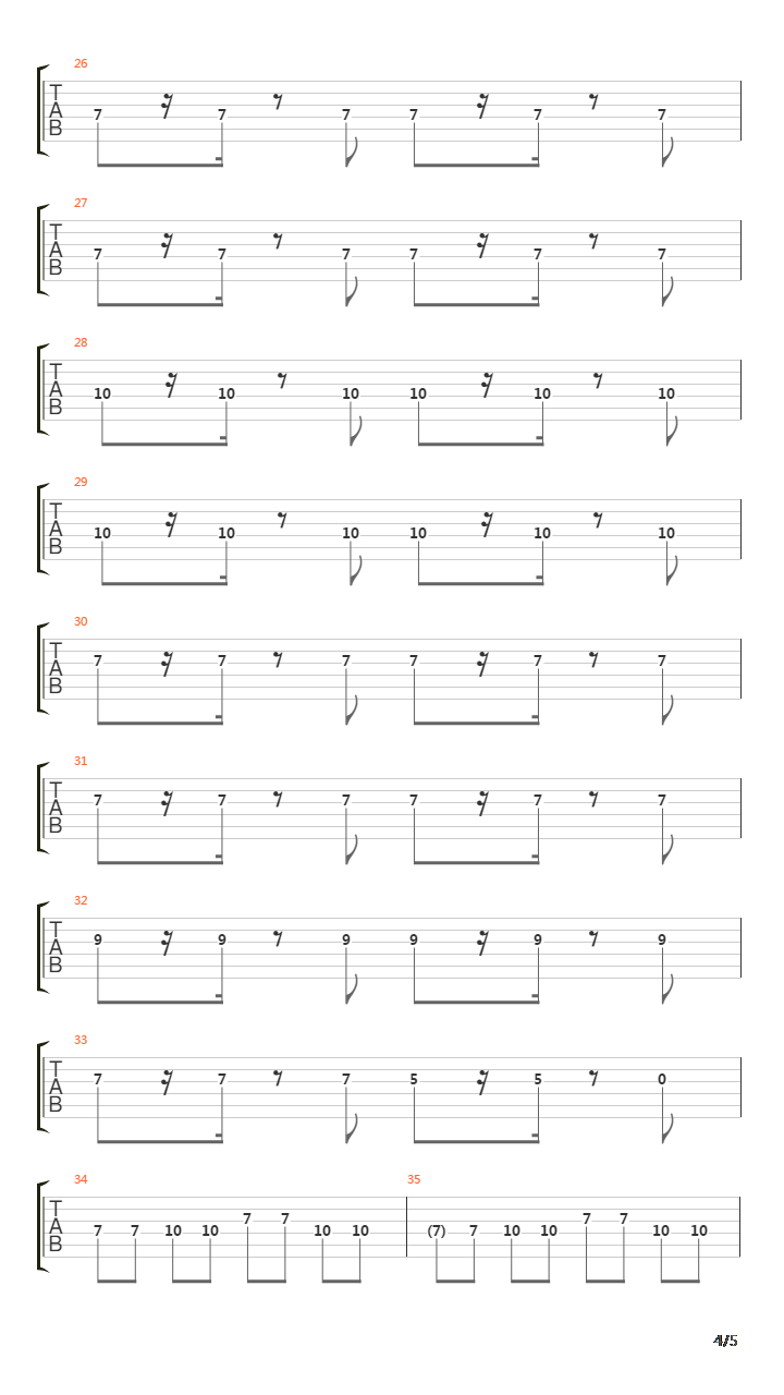 Intro吉他谱