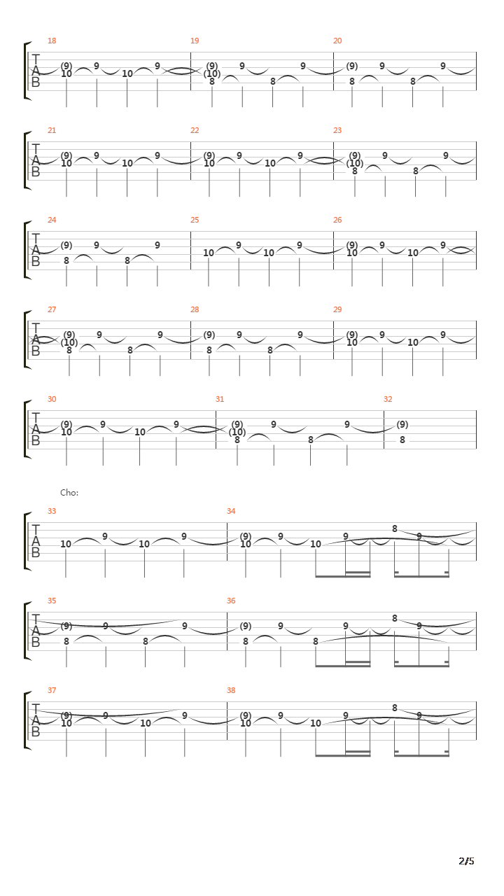 Vcr吉他谱