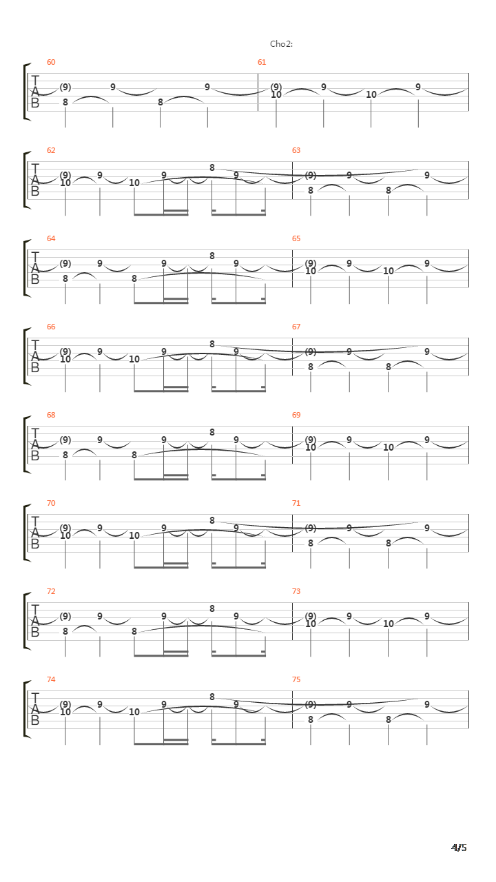 Vcr吉他谱