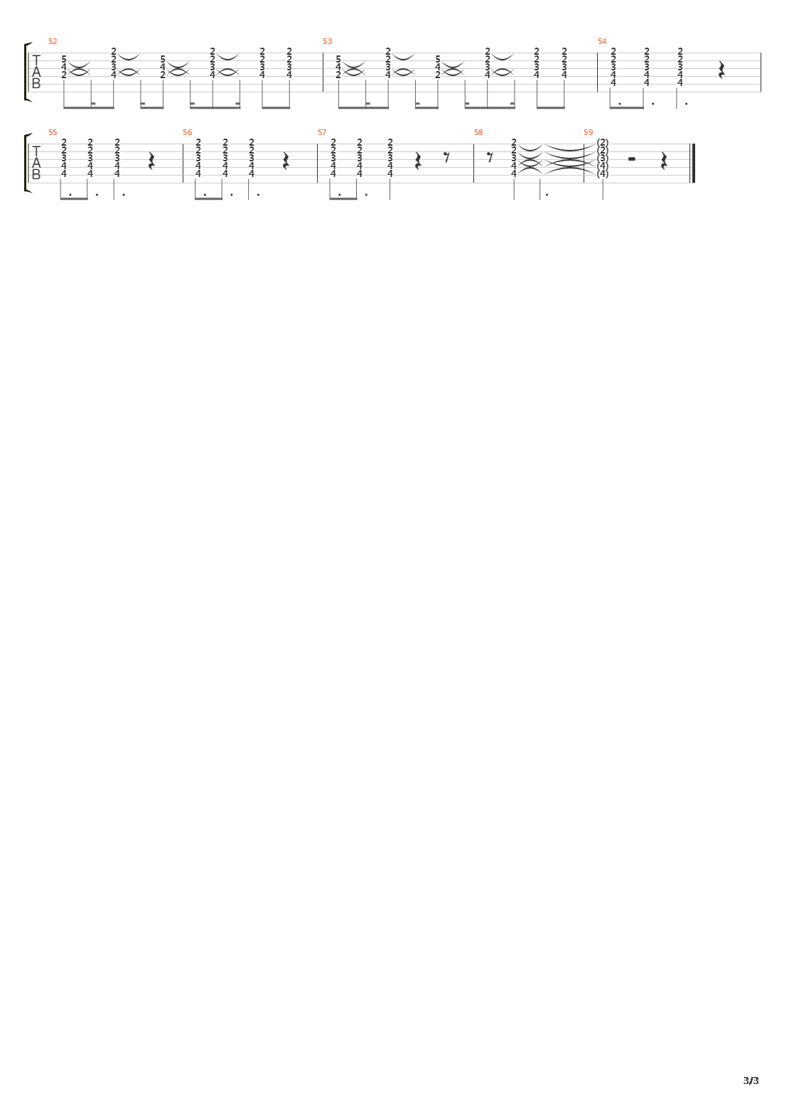 Change吉他谱