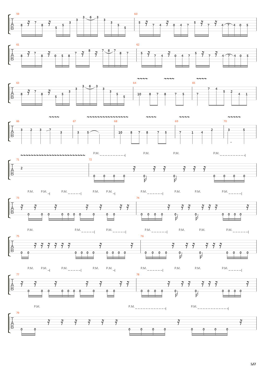 Chronological Inconsistency吉他谱