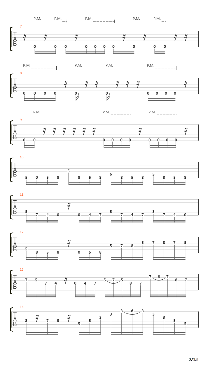 Chronological Inconsistency吉他谱
