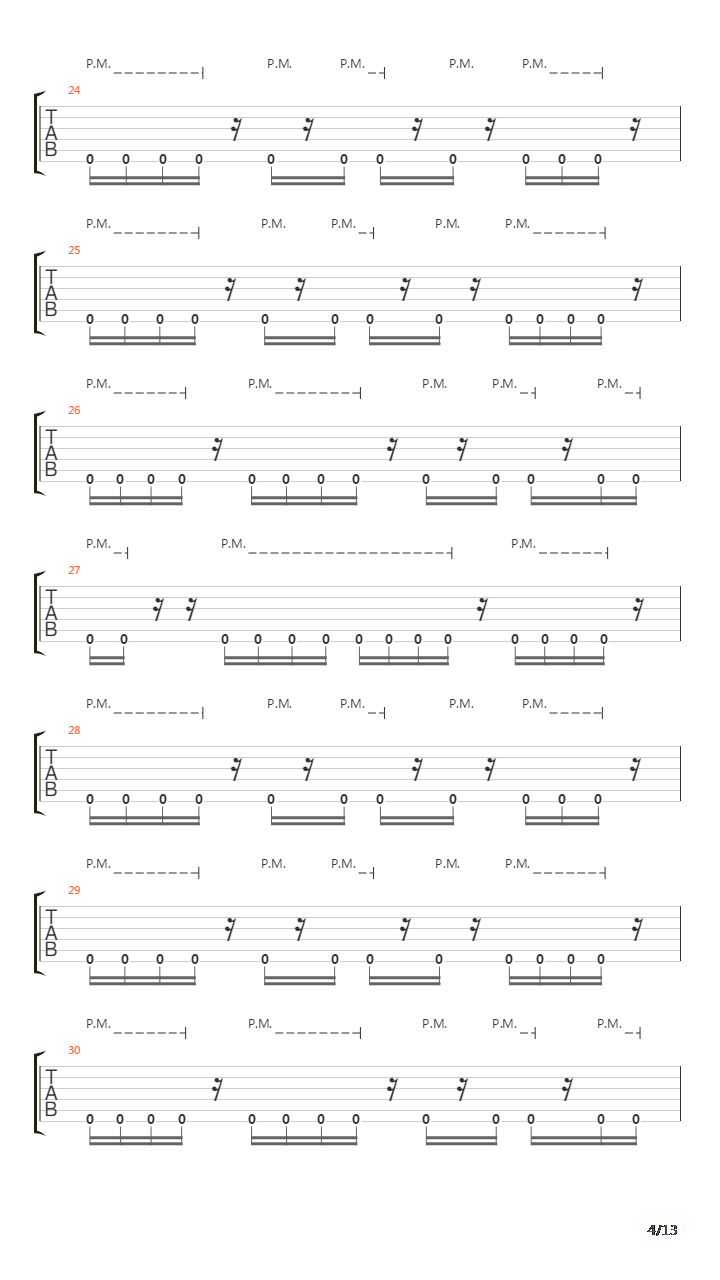 Chronological Inconsistency吉他谱