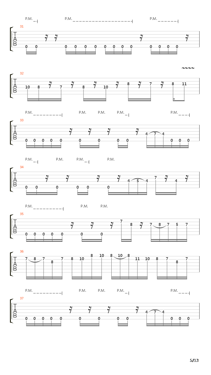 Chronological Inconsistency吉他谱