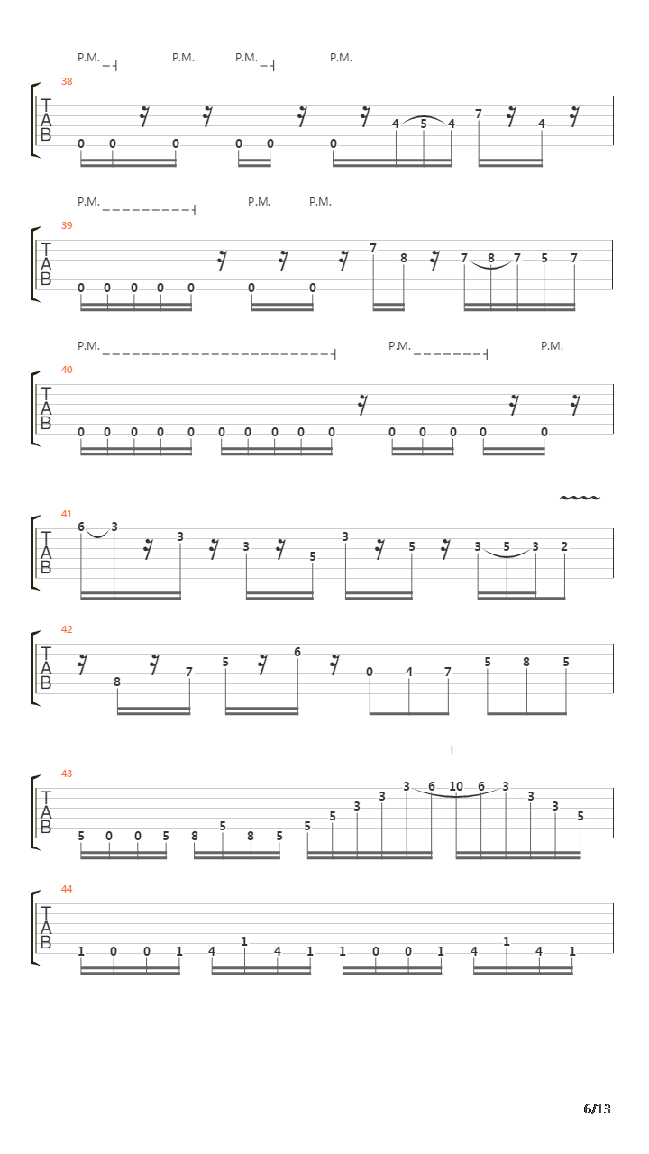 Chronological Inconsistency吉他谱