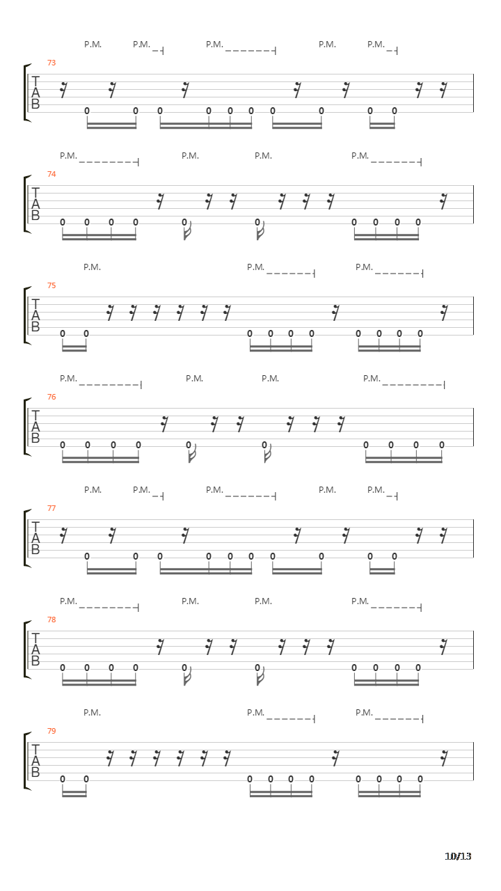 Chronological Inconsistency吉他谱