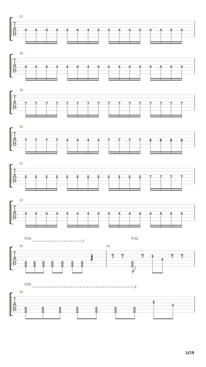 Harmony Of Contempt吉他谱