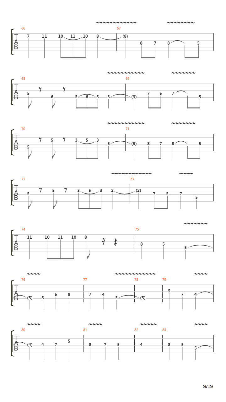 Harmony Of Contempt吉他谱