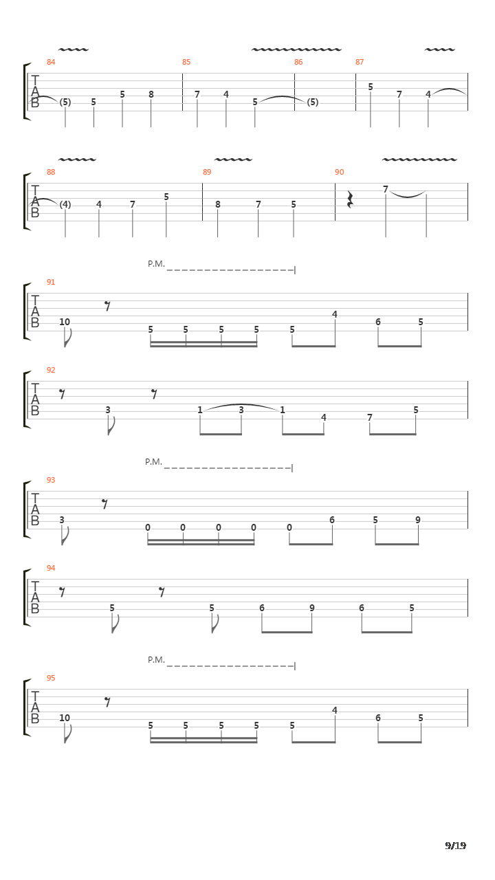 Harmony Of Contempt吉他谱