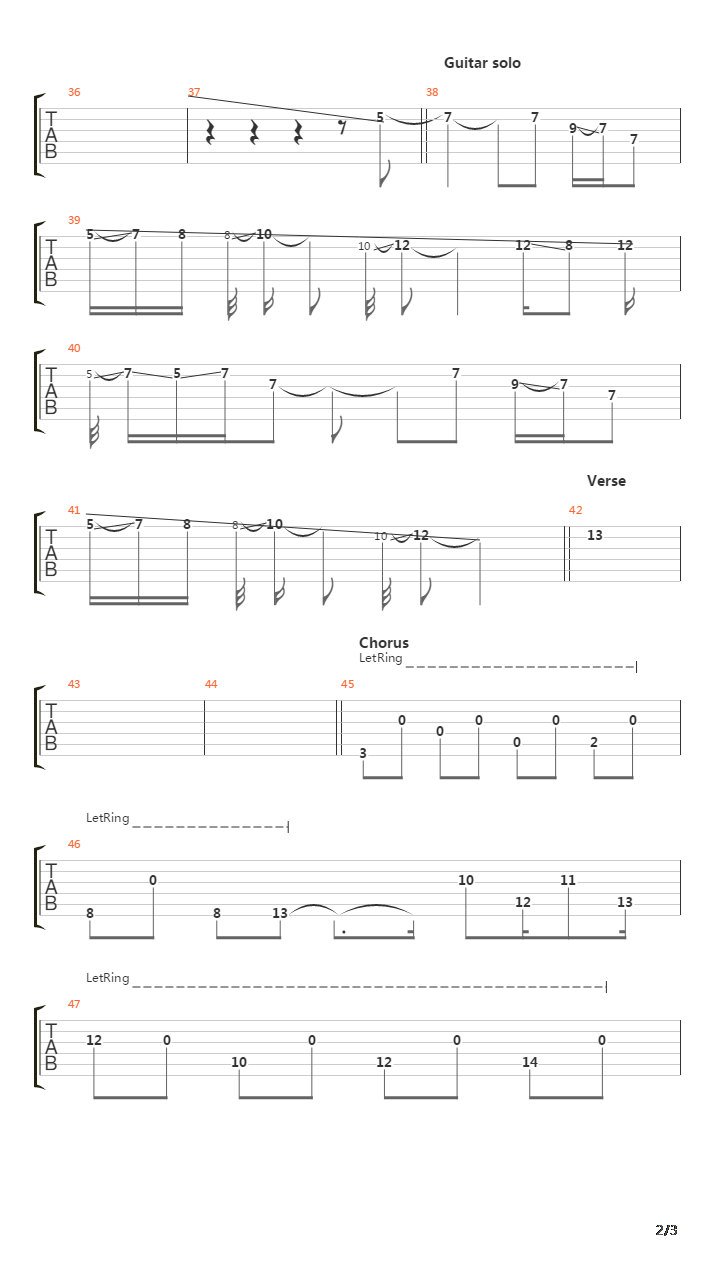 Chinese Lanterns吉他谱