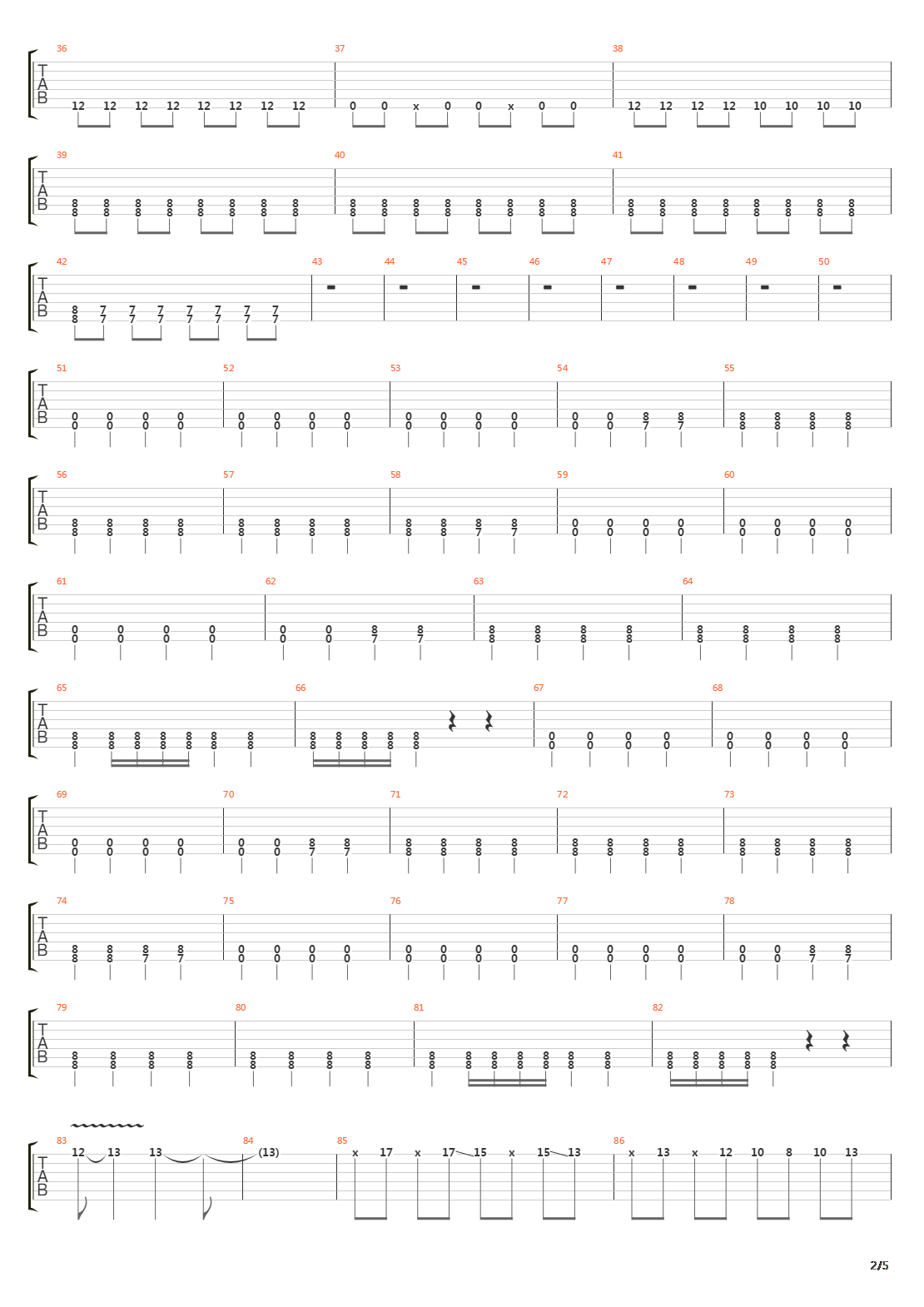 Style吉他谱