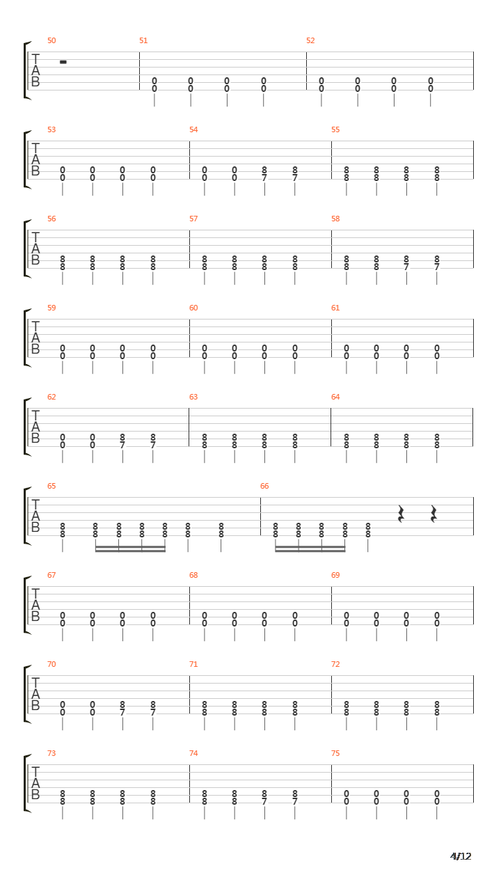 Style吉他谱
